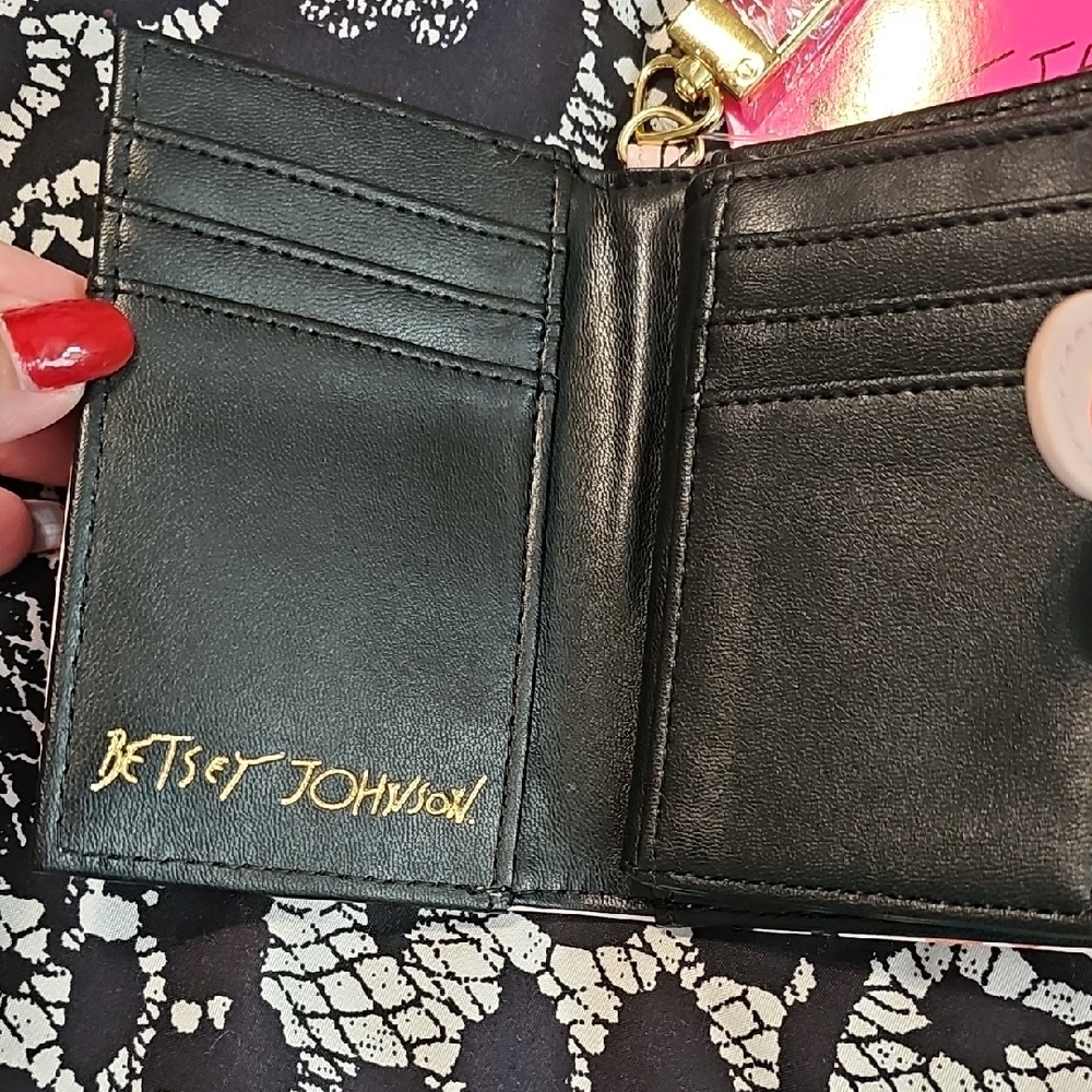 Betsey Johnson Pink Cherry Wallet - Picture 3 of 3